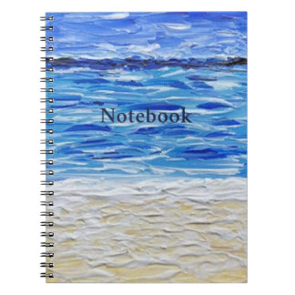Carnet Impression d'art de texture de plage
