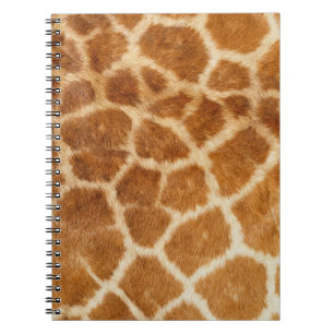 Carnet Impression de fourrure de girafe