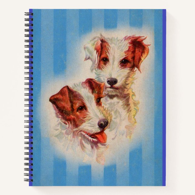 Carnet Impression de terriers Jack Russell (Devant)