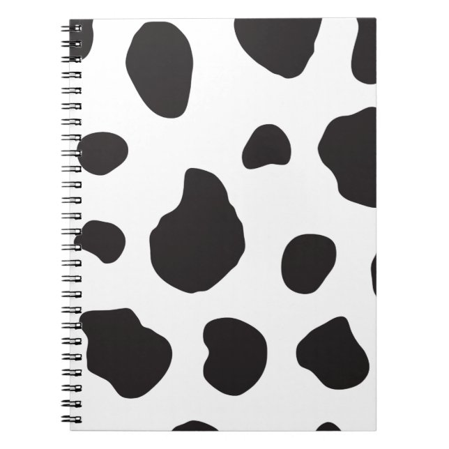 Carnet Impression De Vache, Motif De Vache, Spots De Vach (Devant)