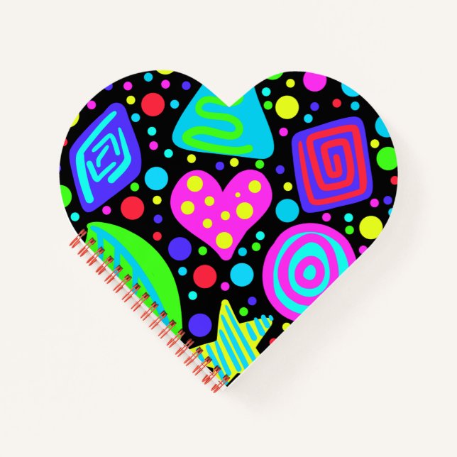 Carnet Impression graphique en gras et coloré (Devant)