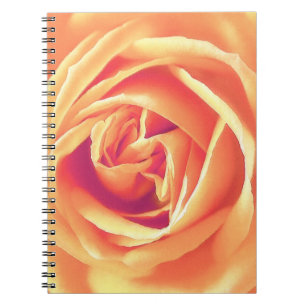 Carnet Impression rose orange doux