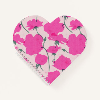 Carnet Impression rose rose rose