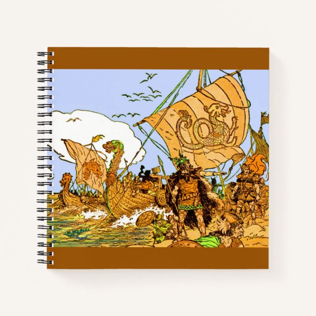 Carnet Impression vikings (Devant)