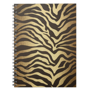 Carnet Impression Zèbre Peau d'Animal Imprimé Glamour Mod