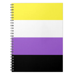 Carnet Indicateur de fierté non binaire