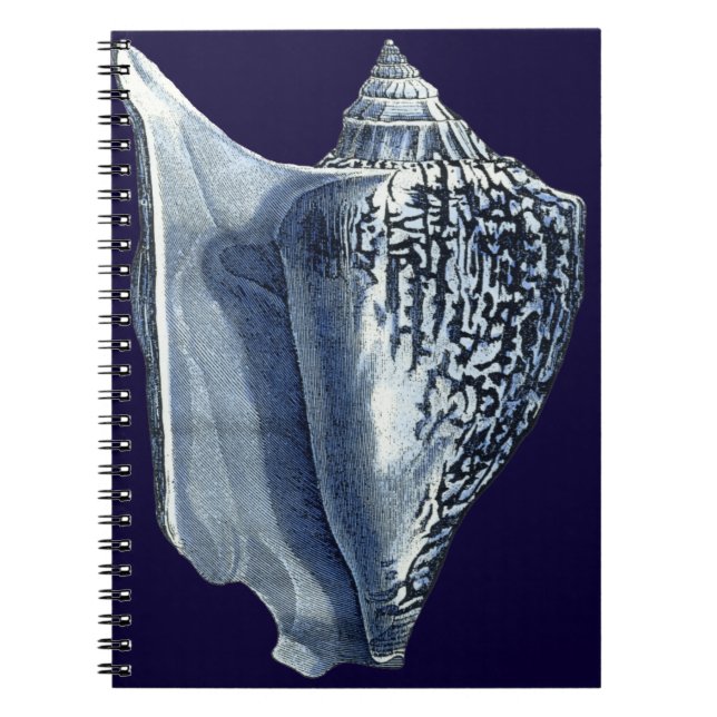 Carnet Indigo Shells I (Devant)