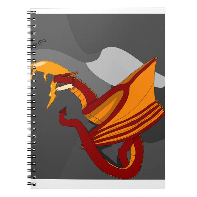 Carnet Inferno le dragon de feu (Devant)