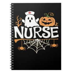 Carnet Infirmière amusante Halloween Fantôme Design Essen