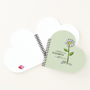 Carnet Infirmière Anniversaire Religieux Vert Fête Person