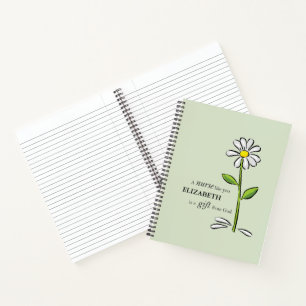 Carnet Infirmière Anniversaire Religieux Vert Fête Person