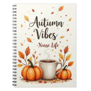 Carnet Infirmière aux vibrations d'automne