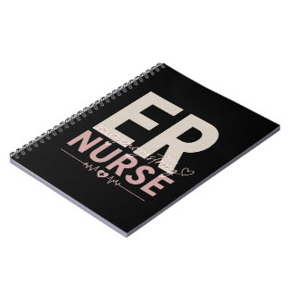 Carnet Infirmière des urgences Battement de coeur fort
