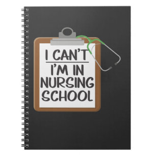 Carnet Infirmière diplômée Médicale de l'école de so