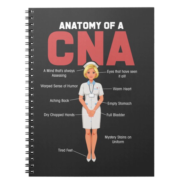 Carnet Infirmière en anatomie de la CNA Adjointe en soins (Devant)