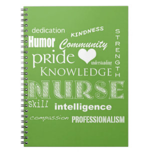 Carnet Infirmière Pride-Attributes/Lime Green