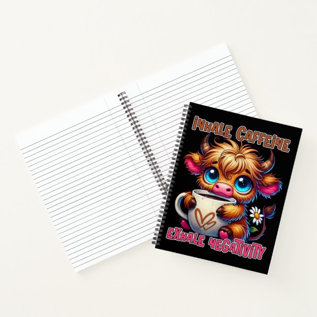 Carnet Inhale Caffeine Exhale Negativity  (Intérieur)