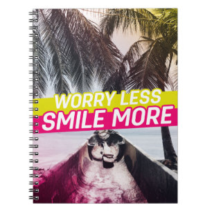 Carnet Inquiète Moins, Souriez Plus