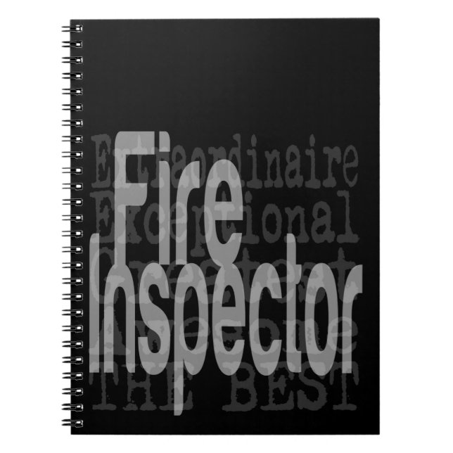 Carnet Inspecteur d'incendie Extraordinaire (Devant)