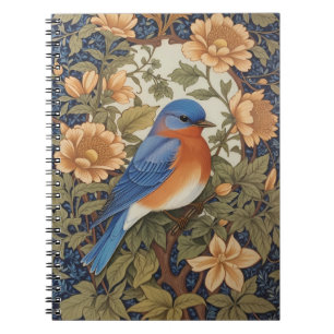 Carnet Inspiration de l'élégant oiseau bleu de l'Est Will