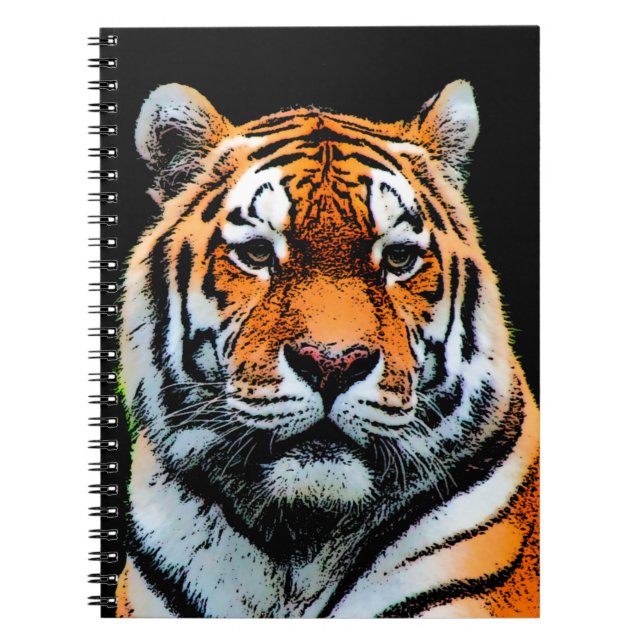 Carnet Inspiration des yeux de tigre (Devant)