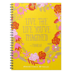Carnet Inspiration personnalisée Vie Vie Imaginée Citatio