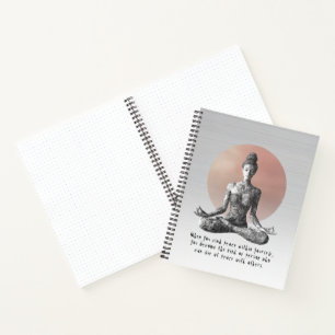 Carnet Instructeur de méditation Yoga Reiki Master Lotus