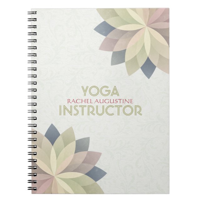 Carnet Instructeur de méditation YOGA Studio Mandala colo (Devant)