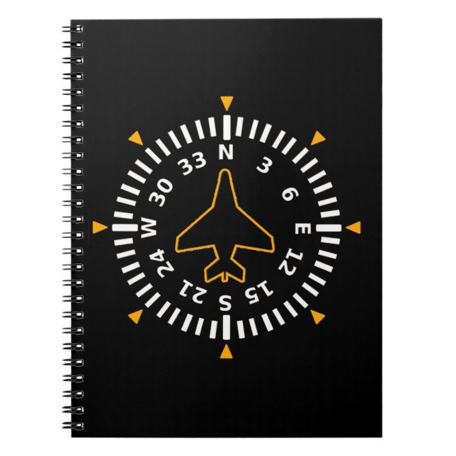Carnet Instrument de vol Compteur d'aéronef (Devant)