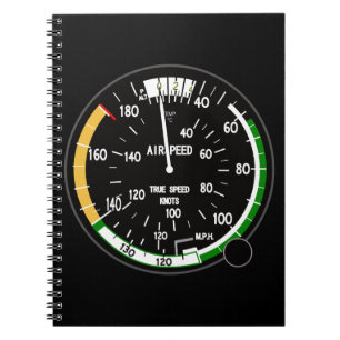 Carnet Instrument de vol indicateur de vitesse de l'aéron