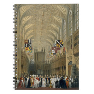 Carnet Intérieur de la chapelle de St George, 1838 (lith