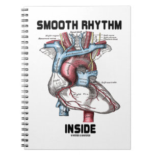 Carnet Intérieur doux de rythme (coeur anatomique