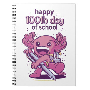 Carnet Invitation pour le 100e jour d'école