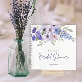 Carnet Invité Chic de Fête des mariées de script de fleur
