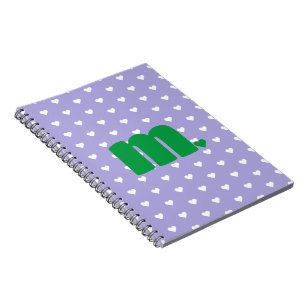 Carnet iPhone initial/coque ipad de coeur