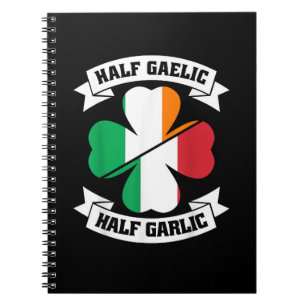 Carnet Irlandais Italien Demi Gaelic Demi Garlic Saint Pa
