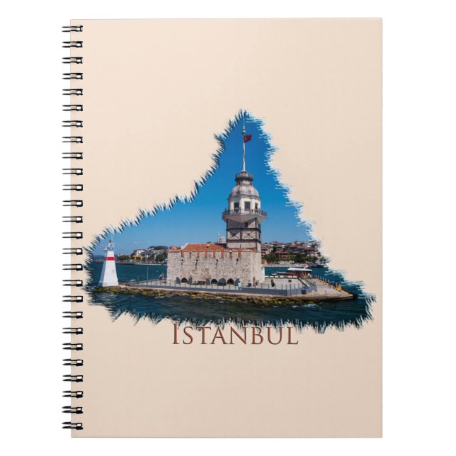 Carnet Istanbul : la tour de Maiden (Devant)