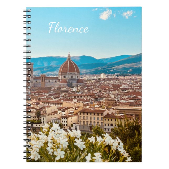 Carnet Italie customisée Florence Photographie (Devant)