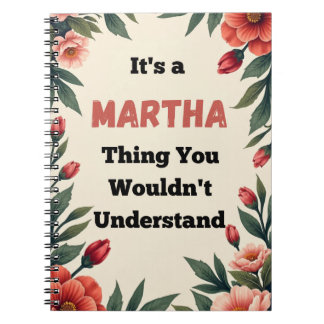 Carnet It's a Martha Thing You Wouldn't Understand