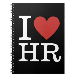 Carnet J'❤️ aime les RH pour les employés Spiral PERSONNA