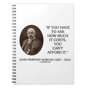 Carnet J.P. Morgan si vous devez demander combien il