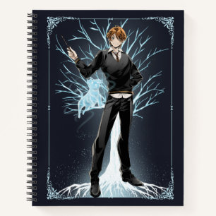 Carnet Jack Russell Terrier Patronus d'Anime Ron Weasley