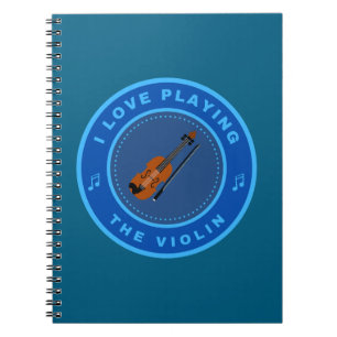 Carnet J'adore jouer du violon