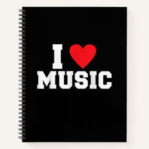 Carnet J'adore Music Lover