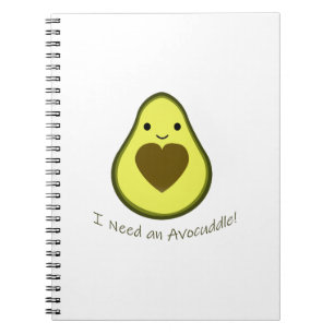 Carnet J'ai besoin d'un avocat Cute Kawaii Avocado