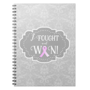 Carnet J'ai combattu et gagné   Survivant du cancer du se