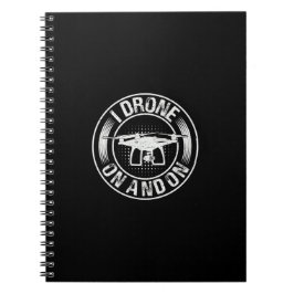 Carnet J'ai continué à faire du drone