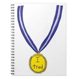Carnet J'ai essayé la médaille