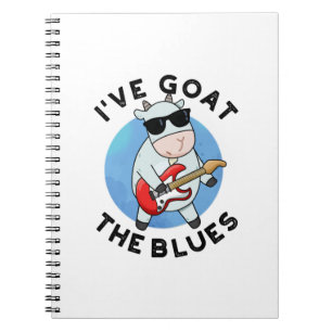 Carnet J'ai la chèvre Blues Drôle de jeu de mots sur les 