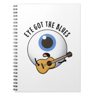Carnet J'ai les Blues Drôle de Musique de l'Oeil Pun